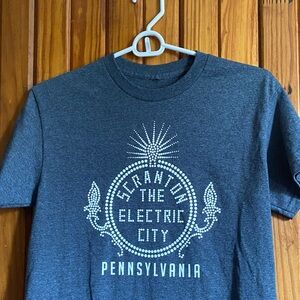 Blue/Gray “Scranton The Electric City” T-Shirt Size S/M